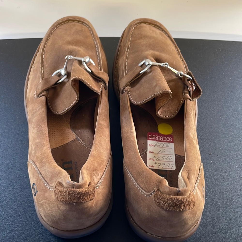 Size 12 men’s Born shoes in brown